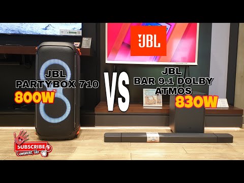 JBL Bar 9.1 Dolby Atmos vs JBL Partybox 710 Bass Comparison🔥🔥