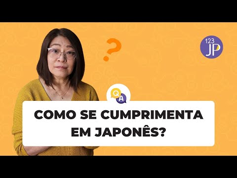 Como se cumprimenta em japonês?
