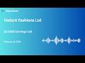 Vedant Fashions Ltd Q3 FY2025 26 Earnings Conference Call