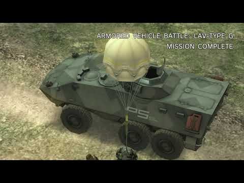 Metal Gear Solid Peace Walker HD S-RANK Non-Lethal Guide Armored Vehicle Battle: LAV-Type G