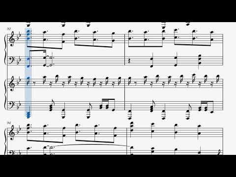 no3=NO.EX01 (Xenoblade Chronicles X) Sheet Music for Two Pianos - ゼノブレイドクロス 二台ピアノ