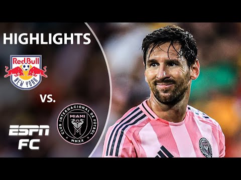 MESSI & SEGOVIA BRACES 🔥 New York Red Bulls vs. Inter Miami | MLS Highlights | ESPN FC