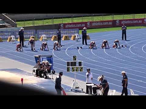 100m U20 Para Men Final, Australian Junior Championships, Sydney Olympic Park 17/03/2018
