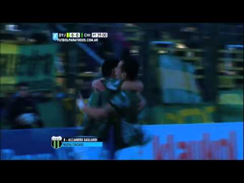 Gol de Gagliardi. Defensa 0 - Chicago 1. Fecha 17. Primera División 2015. FPT.
