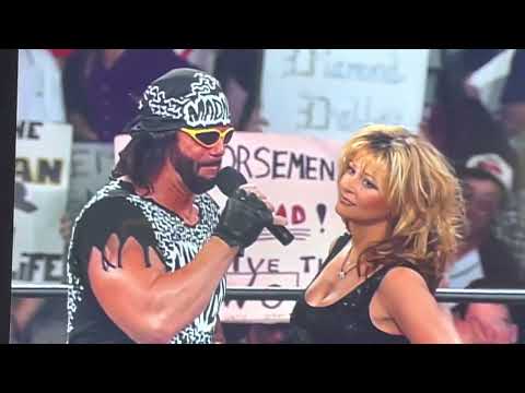 Miss Elizabeth Speaks! Macho Man Randy Savage asks Liz What She Thinks of DDP Oh yeah! - WCW NITRO