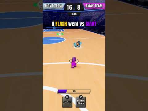 FLASH VS GIANT😭🙏 #roblox #basketballzero #giant