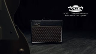 Video thumbnail for Vox AC15C1 Custom Combo Ltd, w/ Warehouse G12C Speaker | Gear4music demo by Gear4music Guitars