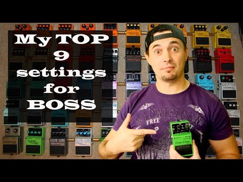 My TOP 9 settings for BOSS ph 3