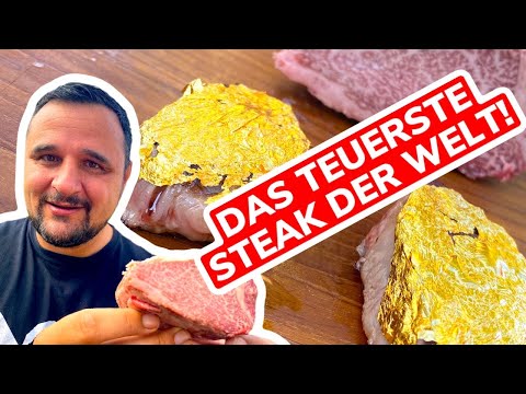 GOLDENES LUXUS STEAK Myazaki Wagyu Filet A5 BMS12 TEURER GEHT NICHT --- Klaus grillt