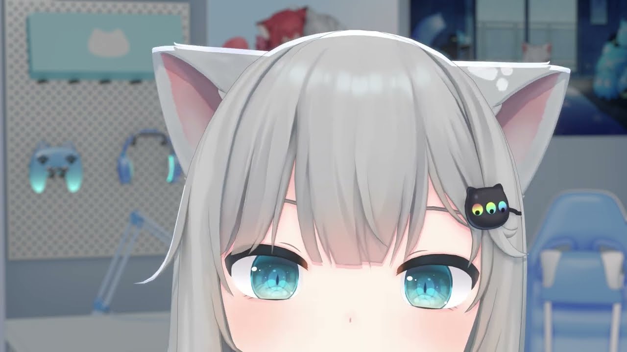 こちらを見ている