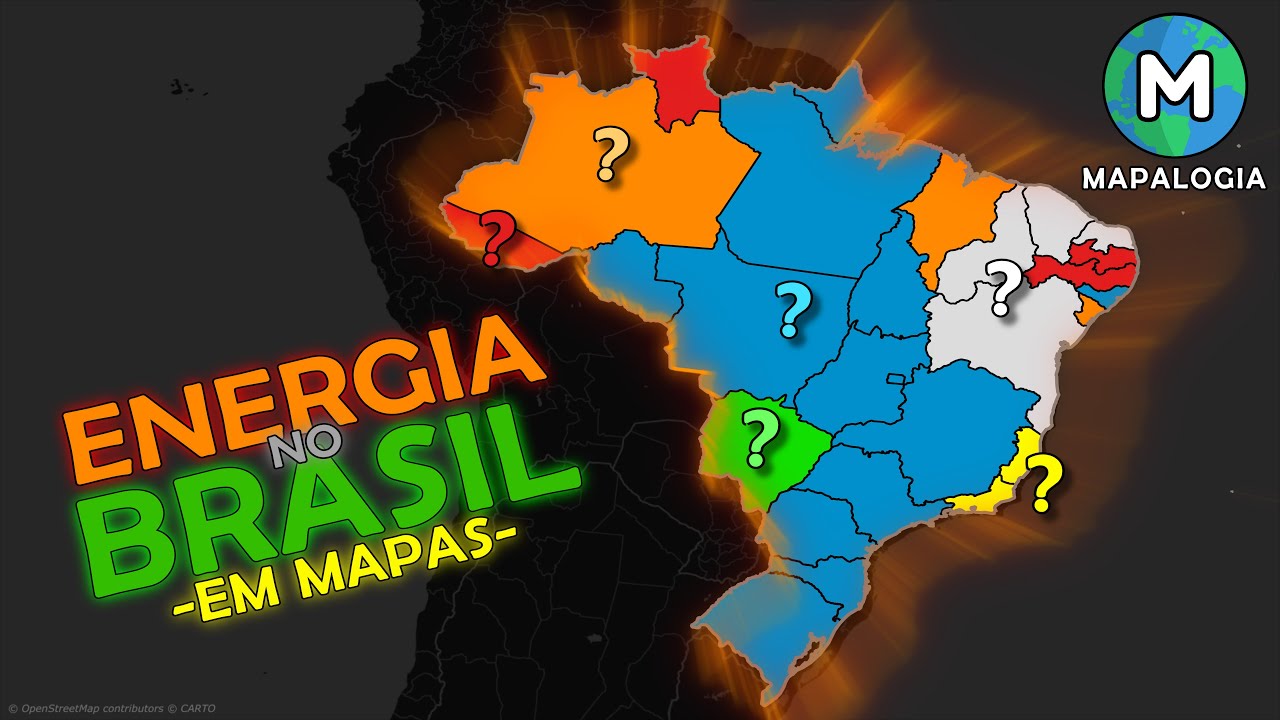 De onde vem a ENERGIA consumida no Brasil? MAPAS das matrizes energética e elétrica brasileiras!