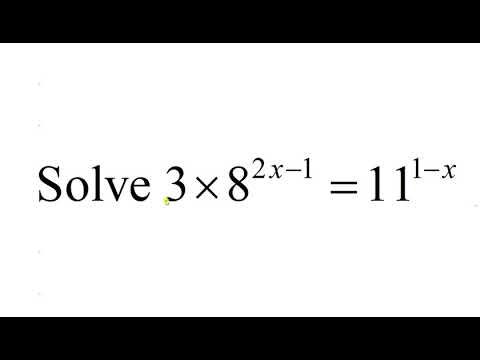 Solving Exponential Equation using properties of logarithm 04