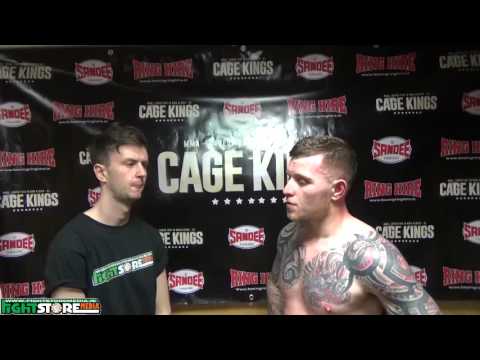 Stephen O'Neill post fight interview at Cage Kings Dublin.
