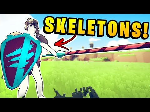 TABS - The SKELETON Faction Is OP & Can Infect Other Units - Totally Accurate Battle Simulator