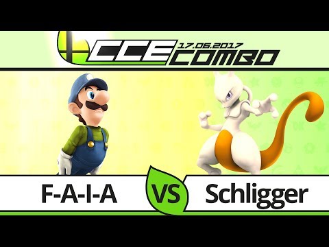 CCE COMBO - F-A-I-A (Luigi) vs eVil Schligger (Mewtwo) - Smash 4