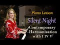 How To Harmonize A Melody Silent Night Contemporary Harmonization With I IV V7 Free Sheet Music