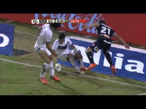 Gol de Rescaldani. Vélez 1 - Quilmes 1. Fecha 7. Primera División 2016.