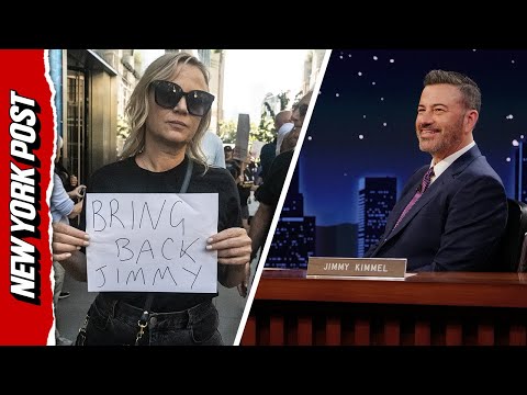 TV and Film Writers Support Kimmel, DEMAND Free Speech Outside ABC Studios in NYC