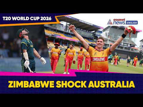 AUS vs ZIM T20 Highlights: Zimbabwe Stun Australia by 23 Runs in Colombo