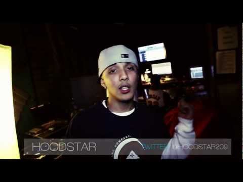 Thre4t and Hoodstar @ Unseen Asylum Recording Studios (Stockton,CA)