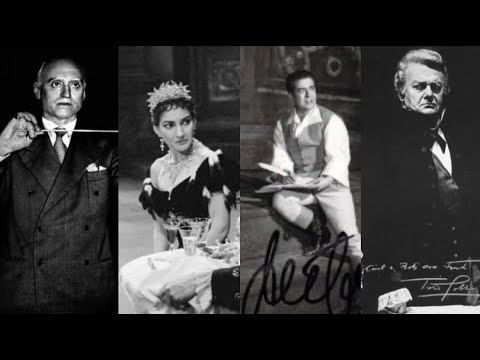 BEST recording of Puccini's Tosca - Maria Callas, Victor de Sabata, 1953 studio [full score]