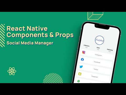 React Native Tutorial Props Components 2022