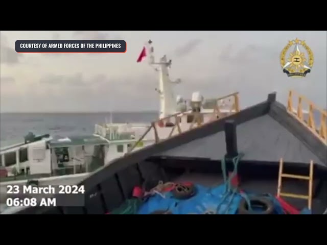 Nagdulot ng 'heavy damage' ang China sa resupply ship ng Pilipinas sa Ayungin Shoal – AFP