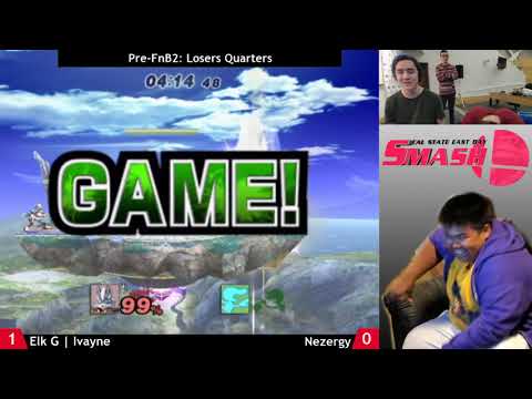"Pre-FnB2" - Elk G | Ivayne (Wolf, Marth) v. Nezergy (G&W) - Losers Quarters