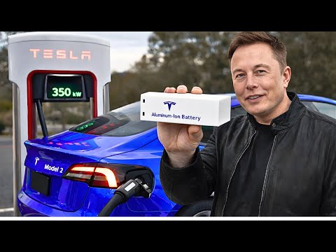 Tesla Aluminum-Ion FINALLY HERE: $600 Less, 9-Min Charge Model 2. SHOCKING?