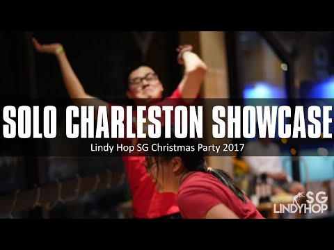 Lindy Hop SG - Solo Charleston Performance Christmas Party 2017