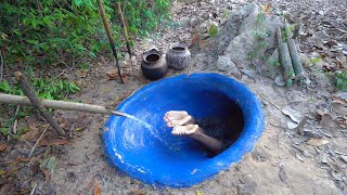 We Building 20 Day Complete Secret Underground And Water Slide To Secret Swimming Pools