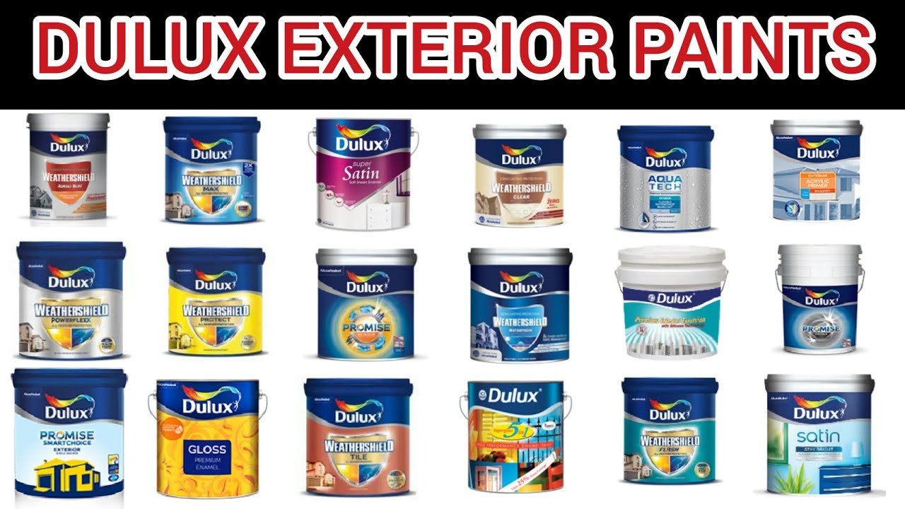 Watch video (DULUX) Exterior Paints Product List/Exterior Paints Features And Available Sizes Now (DULUX) Exterior Paints Product List/Exterior Paints Features And Available Sizes