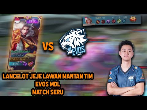 JEJE KETEMU MANTAN TIM EVOS MDL ! KITA HAJAR PAKE LANCELOT - Mobile Legends