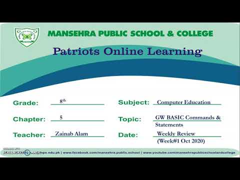 Gw Basic Command Statement How To Open Gw Basic