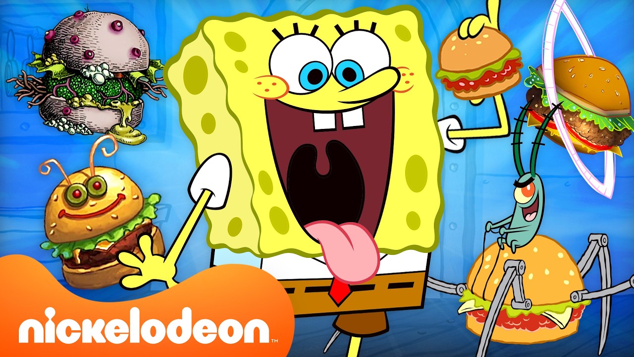 1 Hour of KRABBY PATTIES 🍔 | SpongeBob, Kamp Koral & The Patrick Star Show | Nicktoons