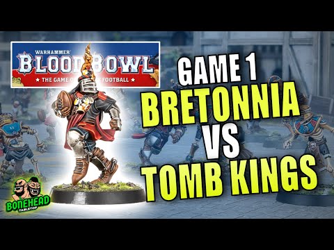 NEW Blood Bowl Season 3 - Tomb Kings vs Bretonnians!