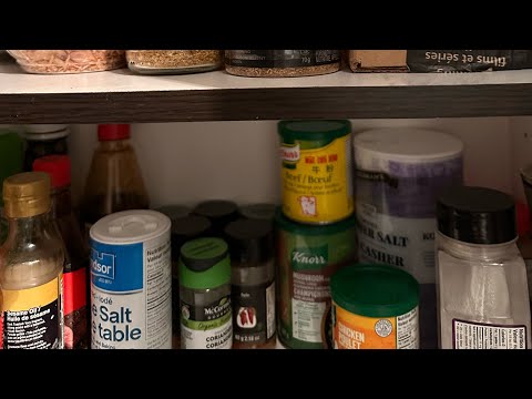 Kitchen seasonin and cleaning kitchen