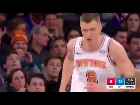 Kristaps Porzingis Full Highlights 2018.01.14 vs Pelicans - 25 Pts, 6 Rebs, 5 Stls, 2 Blks!