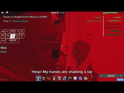 JToH fail moments - He will never reach floor 10 of ToAM