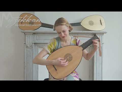 Francesco da Milano Ricercar XVI Played By Ieva Baltmiskyte on Renaissance Lute Deluxe 6 Course