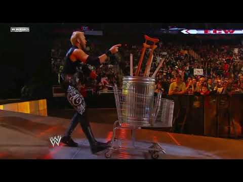 Christian Last Entrance as ECW Champion - WWE Last ECW Episode 02/16/2010
