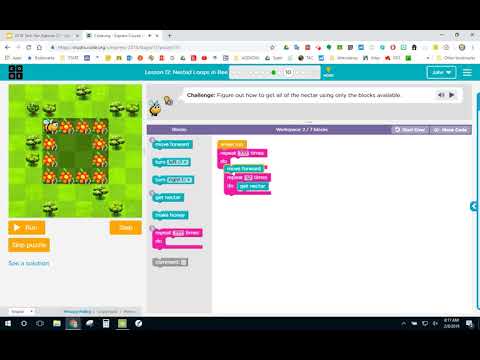 Code.org - Express Course: Lesson 8 (2019) Puzzle 8 & 10