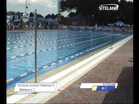 Serie 5 dei 100 Dorso  Assoluti Femmine Master - 13 Memorial Andrea Bettiol