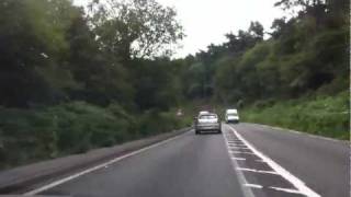 preview picture of video 'Old A3 at Hindhead - Northbound'