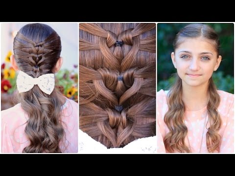 人魚のハートの三つ編み｜バレンタインデーのヘアスタイル (Mermaid Heart Braid | Valentine's Day Hairstyles)