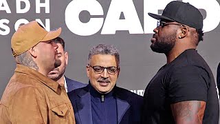 Andy Ruiz Jr NOT INTIMIDATED by Jarrell Miller in first face off • Ruiz vs Big Baby Miller