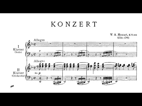 Mozart: Piano Concerto No. 20 in D Minor, K. 466 - Maria João Pires, 1975 - MHS 824597 (SCORE)