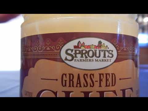 , title : 'Sprouts Grass Fed Butter Ghee ON FACE REVIEW'