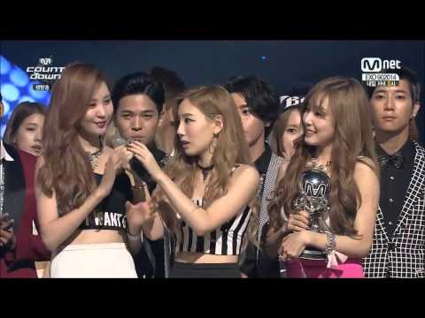 MCountdown 140925 태티서 Holler & 1위