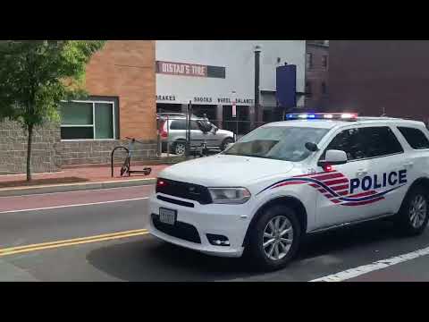 DC Metropolitan Police Dept. (MPD) Dodge Durango Responding Code 1 to a shooting in SE DC.